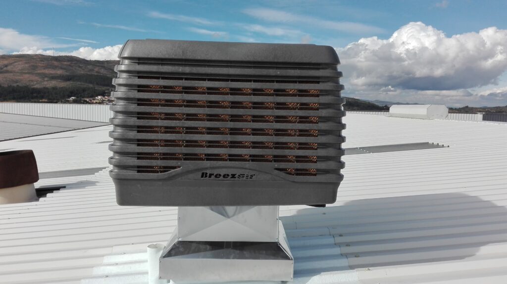 Breezair air conditioning for industrial plants