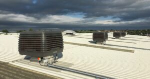 Breezair Evaporative Coolers on Bluetree Print Shop in Rotherham, UK