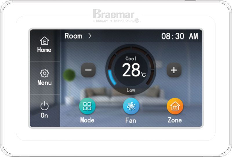 Braemar wired zone controller for ducted RC