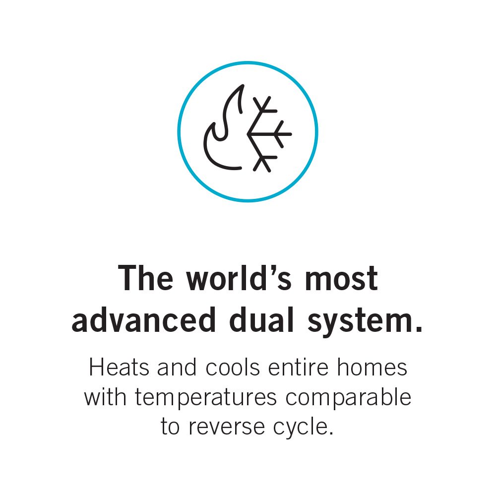 The world's most advanced dual heating and cooling system