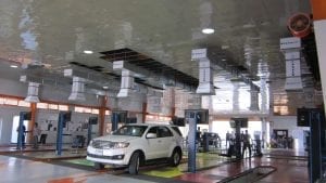 Adiabatic cooling - Car workshops and other semi open spaces