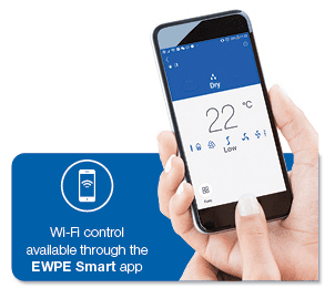 Braemar Airvolution split system WIFI control EWPE Smart phone app