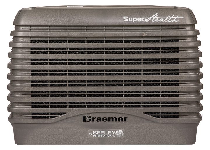 Braemar SuperStealth Evaporative Cooler Grey Colour