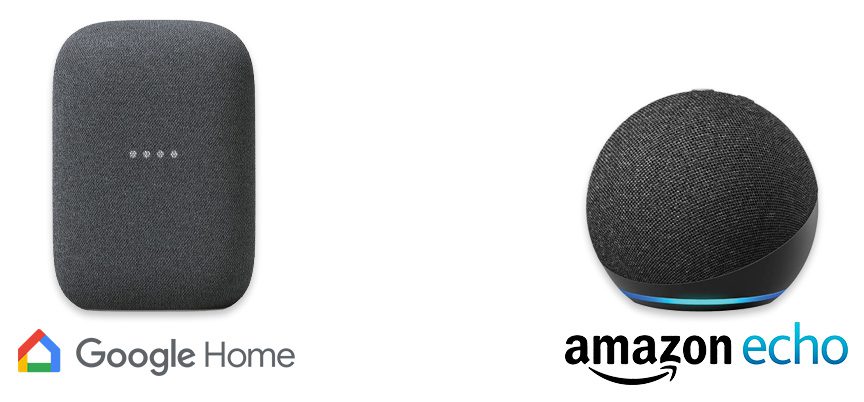 Google Home and Amazon Echo Devices