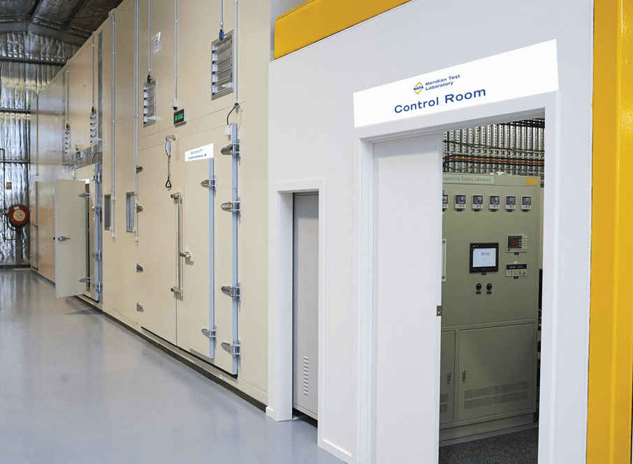 NATA approved Meridian Laboratory Test Facility