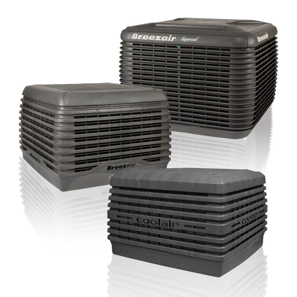 Breezair and Coolair Evaporative Coolers