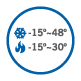 Wide operating range icon