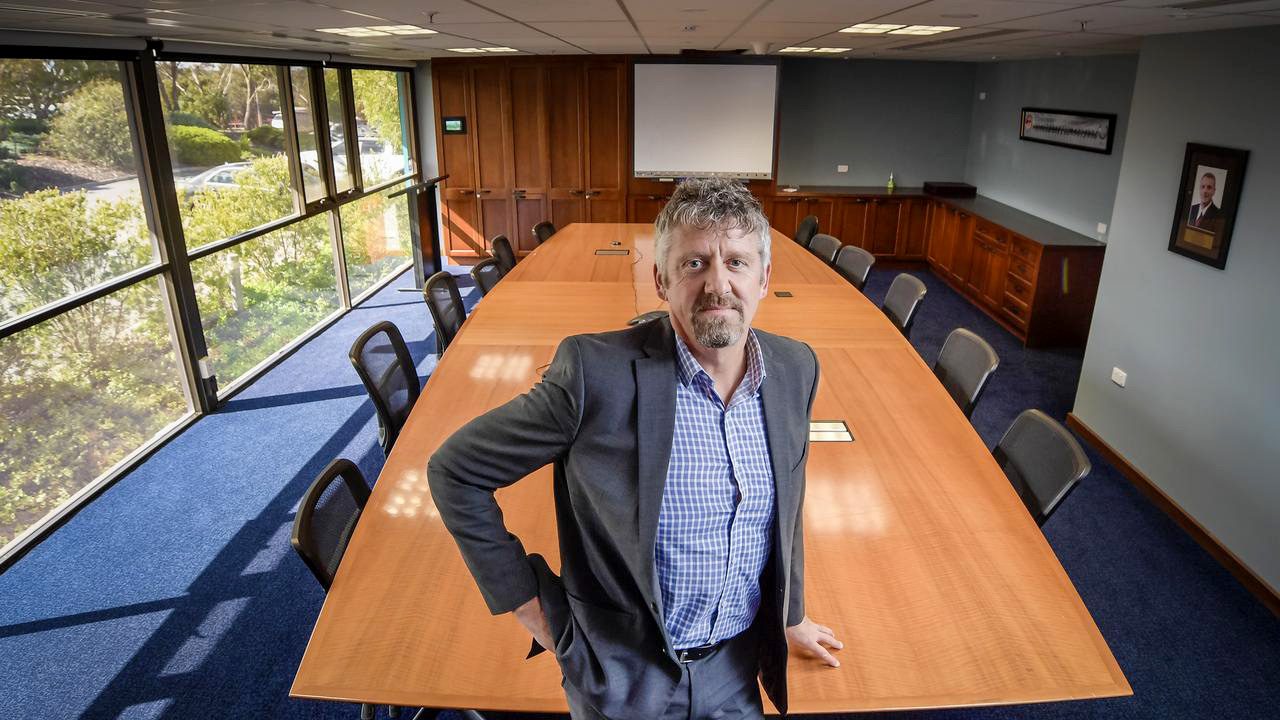 Jon Seeley in the boardroom