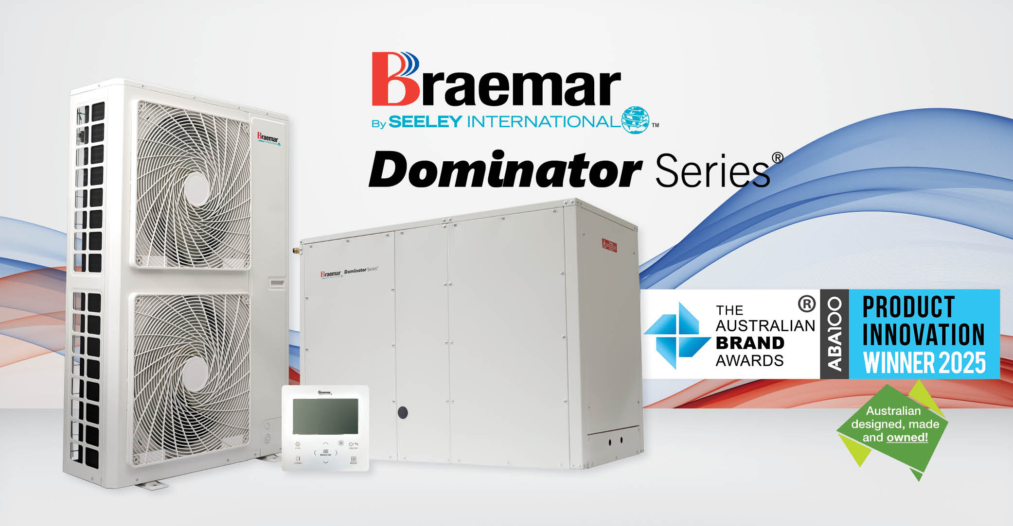 Braemar Dominator Series - all electric system designed to replace ducted gas heating.