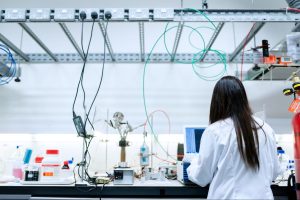 Commercial HVAC systems supporting controlled conditions in a laboratory environment