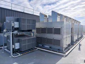 Climate Wizard commercial HVAC systems installed on a commercial building rooftop